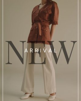 Rust Belted Utility Shirt